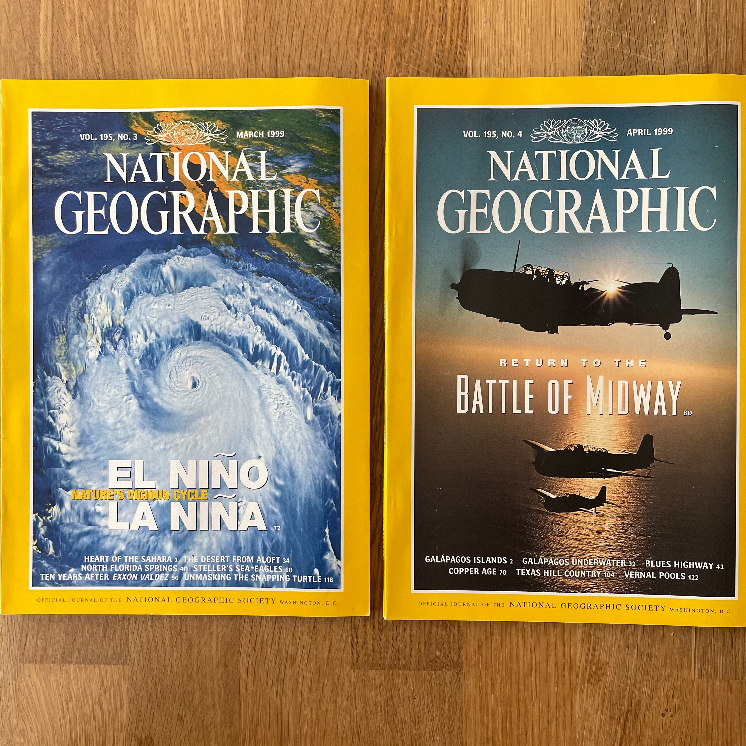 1999 National Geographic, Pick Your Magazine - Etsy