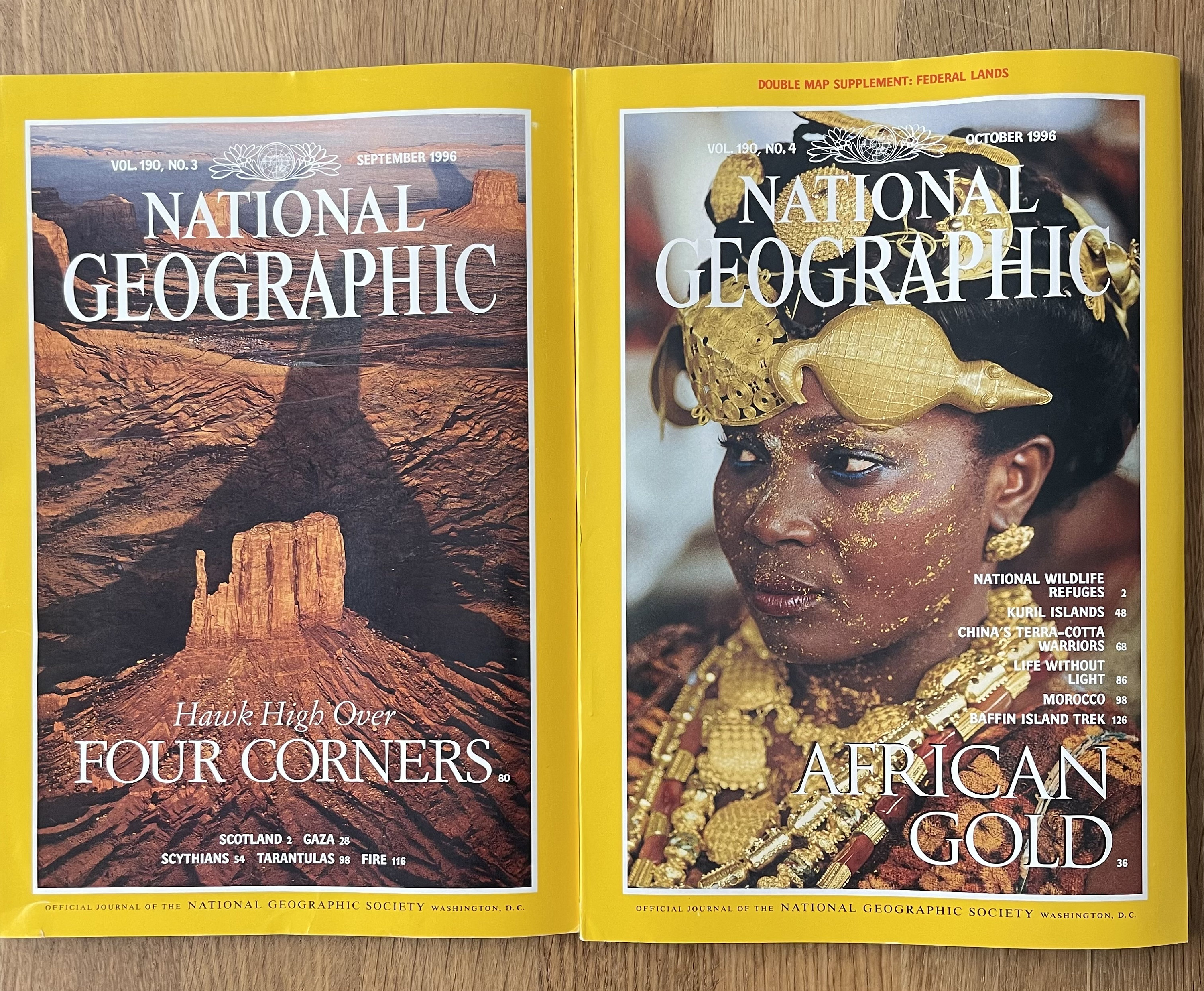 1996 National Geographic, Pick Your Magazine - Etsy
