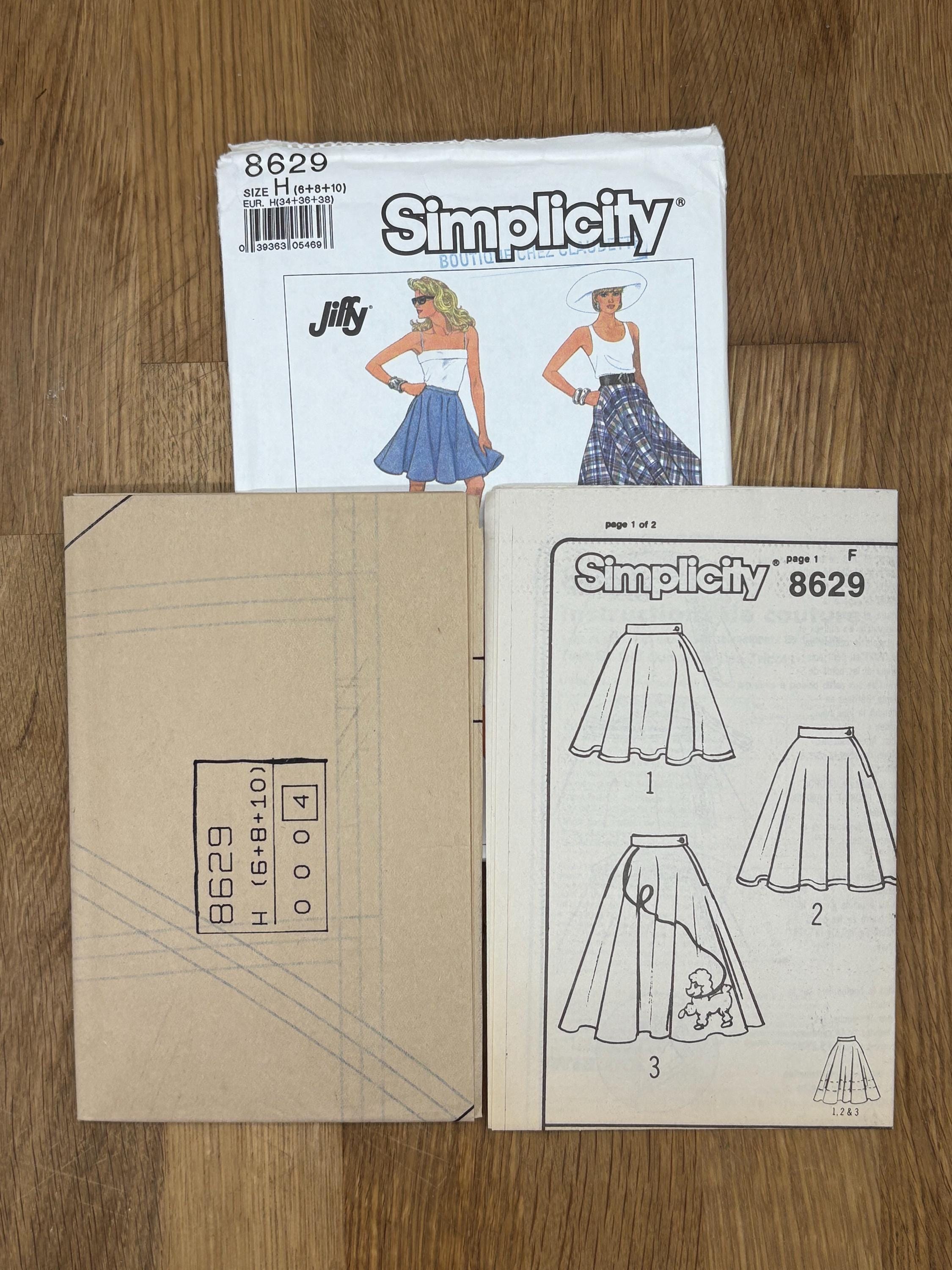 Patrón De Costura Simplicity 5589, Tallas 8-14, Diseña Tu Propio Vestido, Túnica, Pantalones O Falda (patrón Original De 2003)