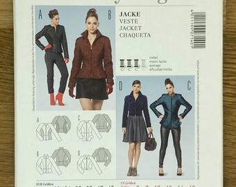 Burda 7140, Gr, (6-16), Jacke tailliert, Damen, UNCUT Schnittmuster