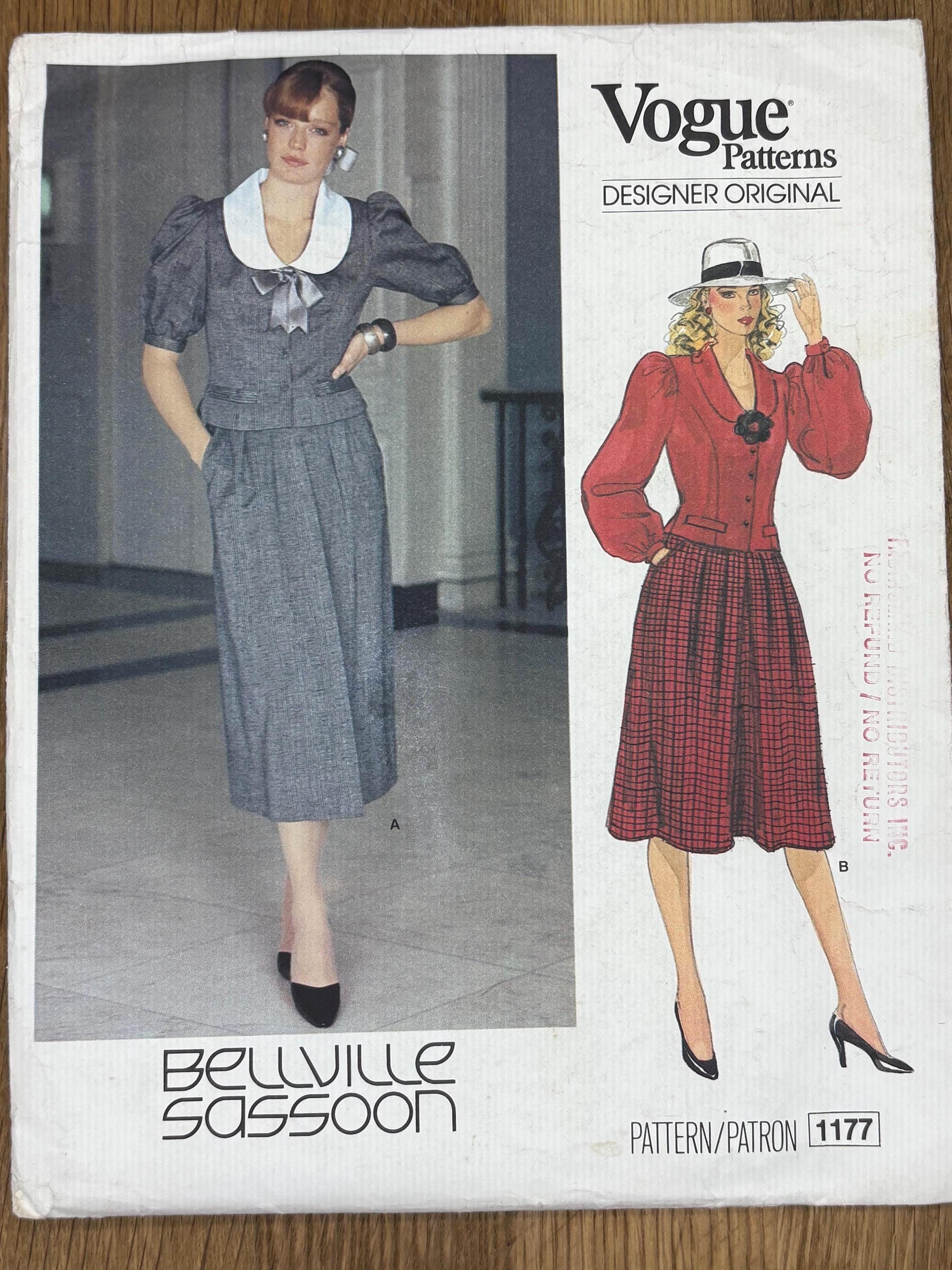 Vogue 1177, Bellville Sassoon, Size (14), Misses