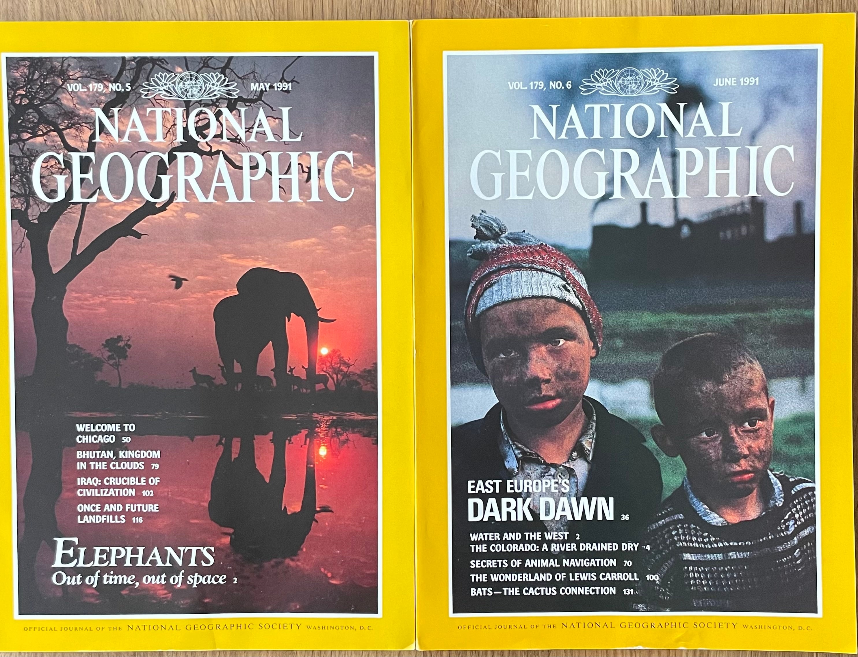 1991 National Geographic, Pick Your Magazine - Etsy