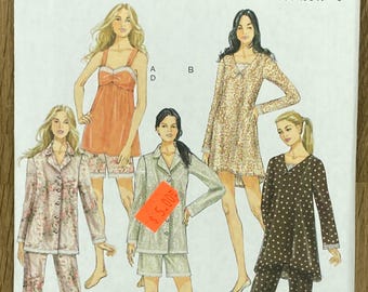 Butterick 5932, Size (4-14 & 16-26), Misses' Camisole, Dress, Top, Shorts And Pants Sewing Pattern