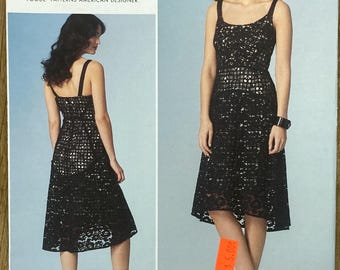 Vogue 1447 by Tracy Reese, Size (4-12 & 12-20), Misses' Dress, Uncut sewing pattern