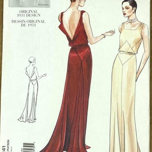 30s Backless Dress - Etsy