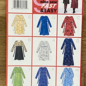 Butterick 5689, women&#39;s size (12-14-16), Misses&#39; Petite Dress, Uncut 1998 sewing pattern