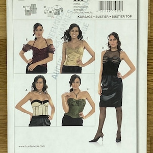 Patron De Couture Burda 5125 - Combinaison-bustier Et Veste, Tailles 36 à 44