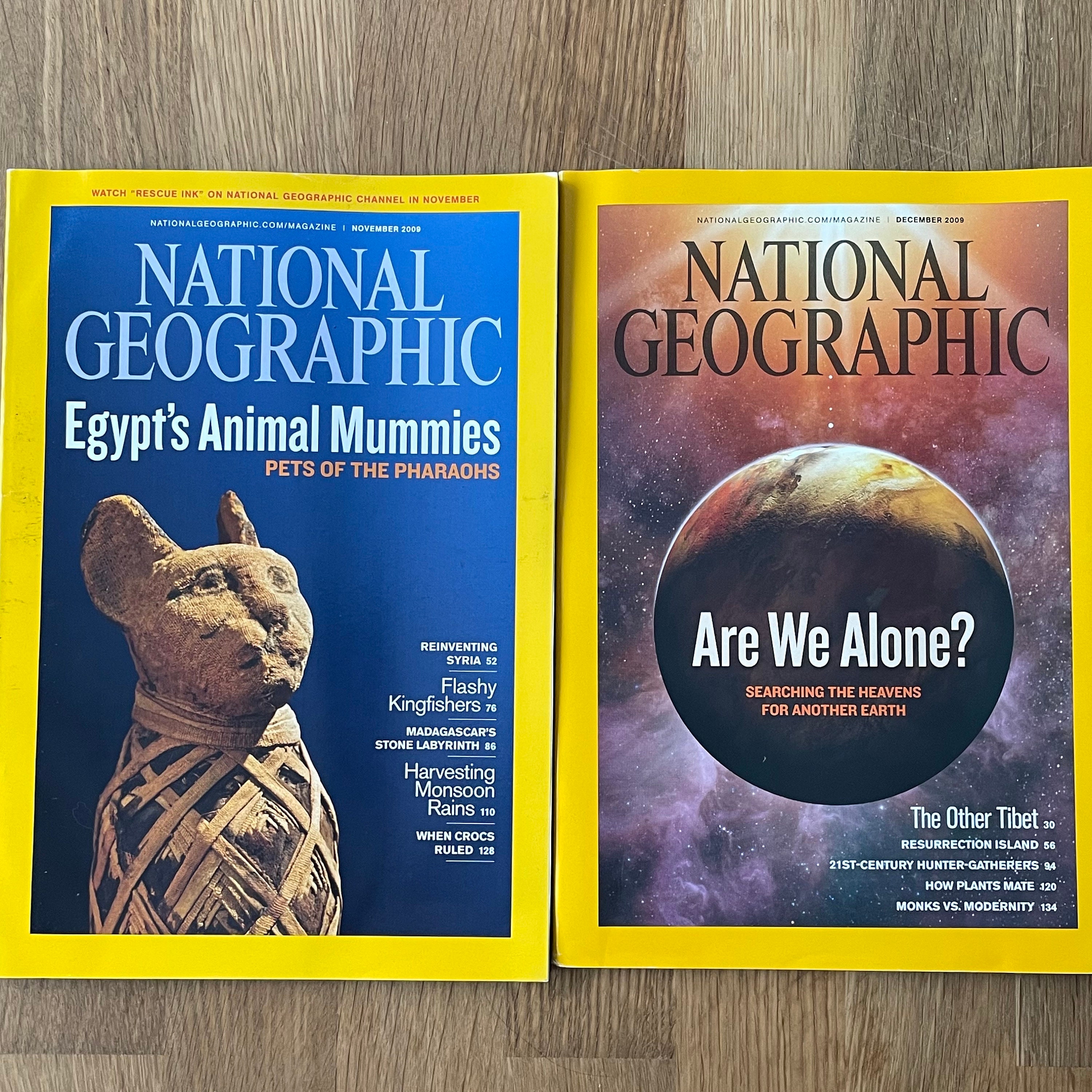 2009 National Geographic Pick Your Magazine - Etsy