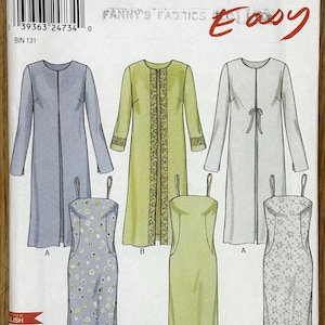New Look 6055, Damengröße (6-8-10-12-14-16), Damenkleid mit Schulterriemen und Staubwedel , UNCUT Schnittmuster