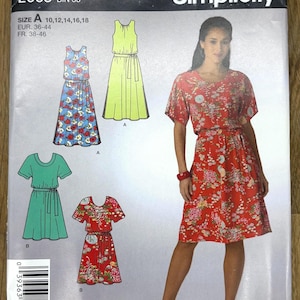 Simplicity 2663, taille (10-18), robe pour dames, patron de couture non coupé