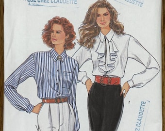 Simplicity 8836, Size (8-18), Misses' Shirt, 1994 Uncut Sewing