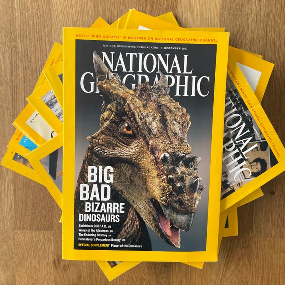 2007 National Geographic, Pick Your Magazine - Etsy