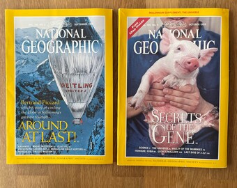 1999 National Geographic, Pick Your Magazine - Etsy