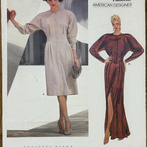 Vogue 1285 by Geoffrey Beene, women&#39;s size (14), Misses&#39; Dress, Uncut  sewing pattern