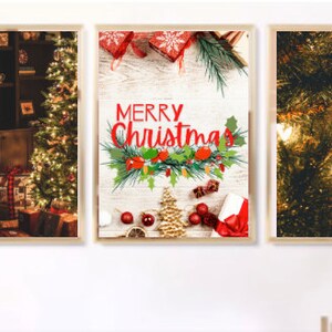 Christmas Artwork Digital Downloads 3 5x7 - Etsy