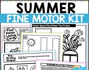 Summer Fine Motor Kit