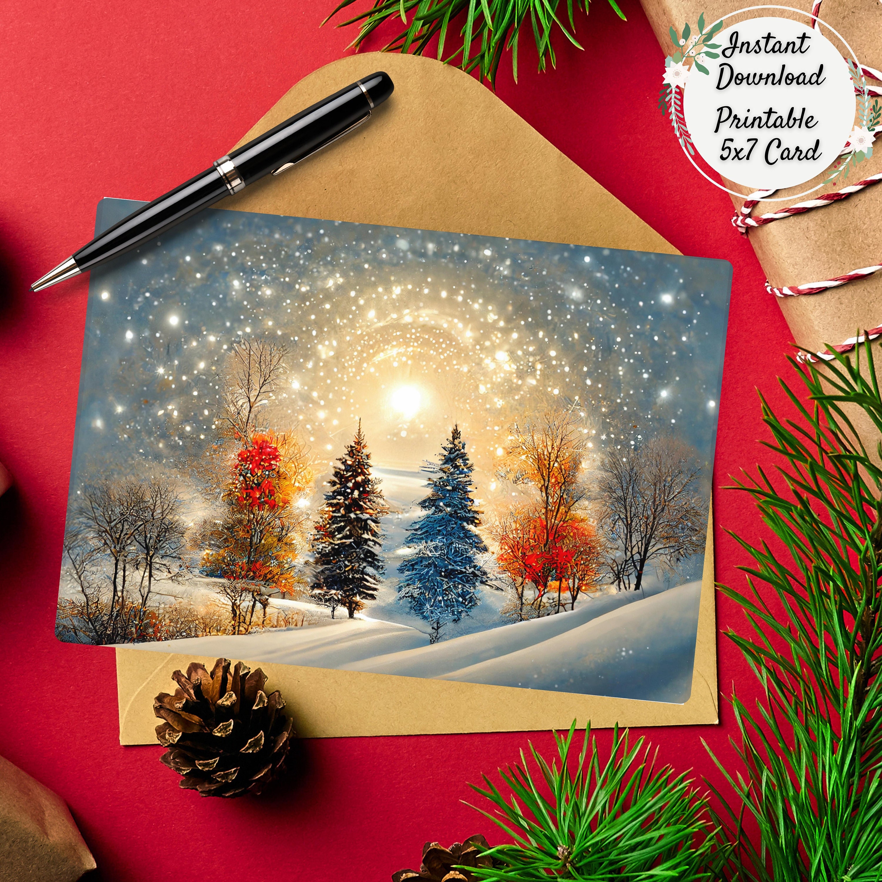 Guided By The Northern Lights - Festive Christmas Yule Winter Solstice