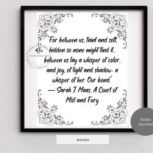 SJM quote A Court of Mist and Fury