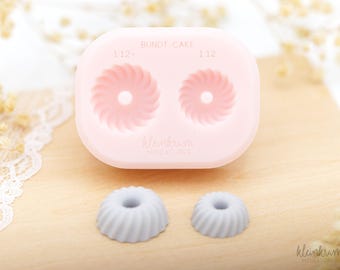 1:12 Miniature Bundt Cake, Kougelhopf, Ring Cake Silicone Mould — Dollhouse, Diorama