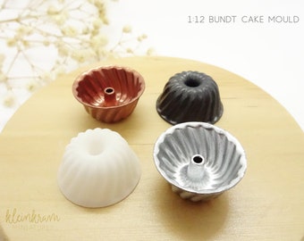 1/12 Miniature Baking Mould Bundt Cake - Dollhouse