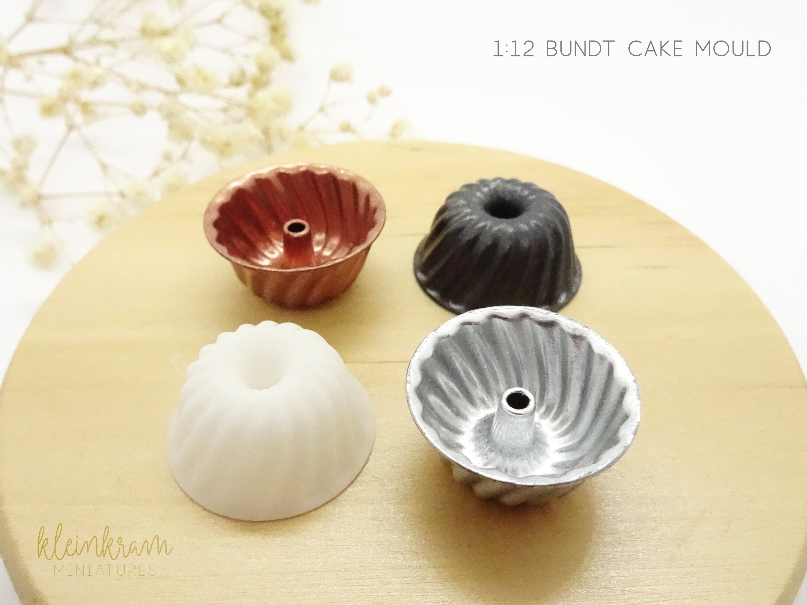 Mini Bundt Cake Pans, 6-cavity Cake Pans, Non-stick Silicone Baking Molds  For Cupcakes, Donuts, Cornbread, Brownies, Jellies For Restaurant/food  Truck/bakery - Temu