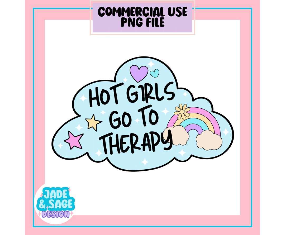HOT GIRLS GO TO THERAPY GRAPHIC BABY T-SHIRT main image 1