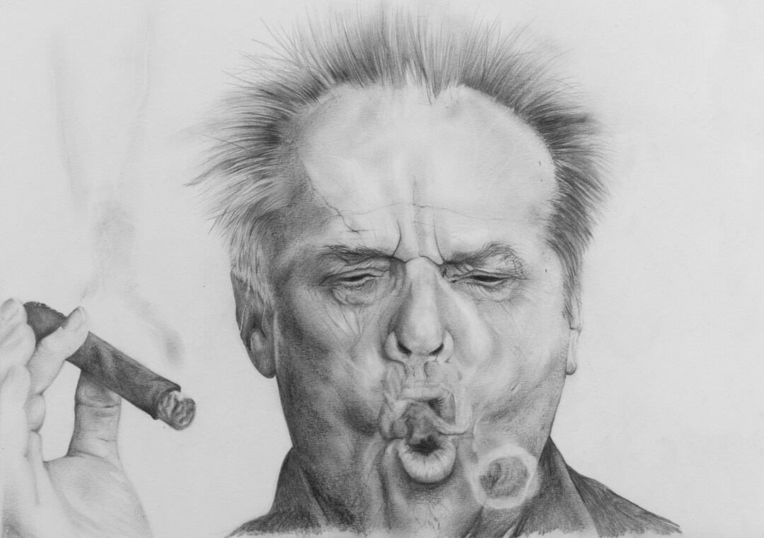Jack Nicholson fan Art Etsy