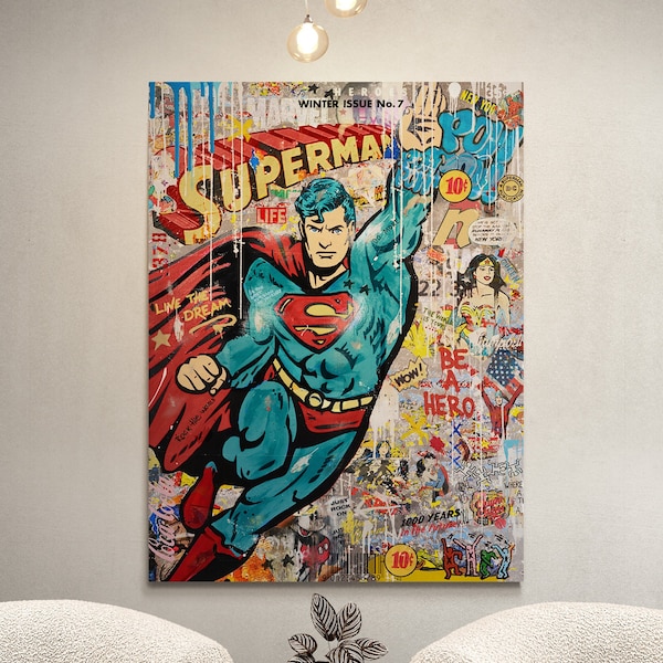 Dc Comic Art Etsy