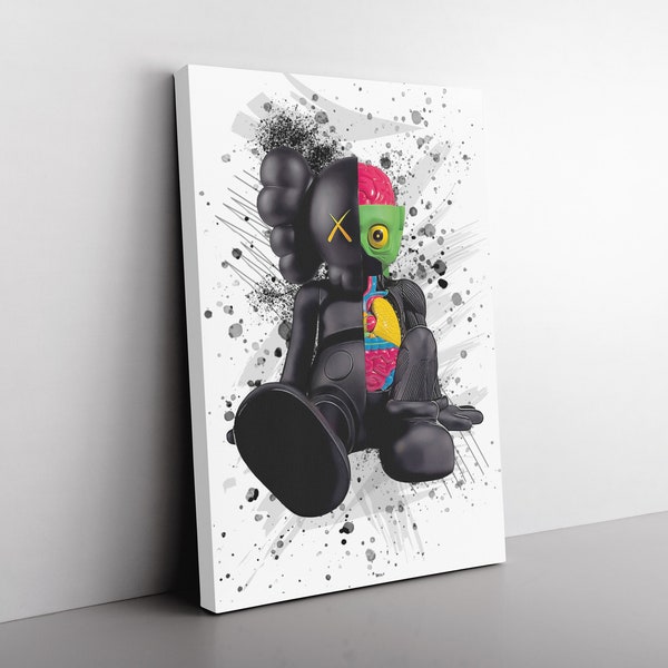 Kaws Wall Art Etsy