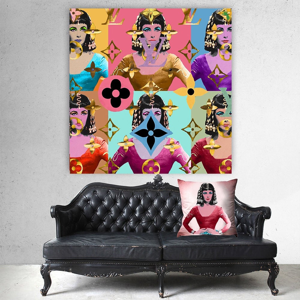Elizabeth Taylor Canvas Print, Elizabeth Taylor Street Wall Art For Home Decor, Unique & Exclusive Elizabeth Taylor Canvas Pop Art -Home Decor