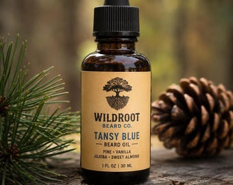 Rainfarn Blau Bartöl: Kiefer, Vanille, Jojoba, Mandel-Weichmacher