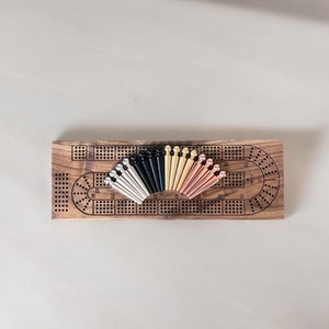 Pinos de metal grandes para cribbage com 2,5&quot; de comprimento para furos de 1/4&quot; - conjuntos de tamanhos diferentes