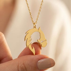 Horse Necklace, Horse Necklace for Woman, Equine Necklace, Elegant Horse Necklace, Horse Memorial Necklace, Horse Jewelry image 3