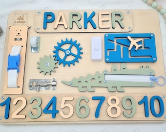 Personalized Gifts for Baby Boys and Girls, Personalized Toys for Baby, Wooden Name Puzzle, Toddlers Name Puzzle, Custom Baby Shower Gift