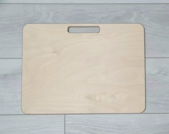 Base for the busy board with handle /element/Wooden Busy board for toddler/Activity board/Baby Gift /Sensory board/Montessori busy board/DIY