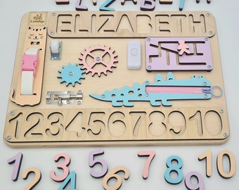 Personalized Gifts for Baby Boys and Girls, Personalized Toys for Baby, Wooden Name Puzzle, Toddlers Name Puzzle, Custom Baby Shower Gift