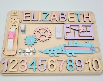 Personalized Gifts for Baby Boys and Girls, Personalized Toys for Baby, Wooden Name Puzzle, Toddlers Name Puzzle, Custom Baby Shower Gift