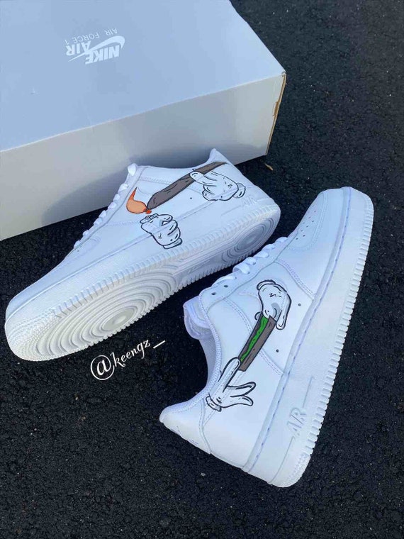Blunt Custom Air Force 1 Weed Custom Nike Af1 Shoes