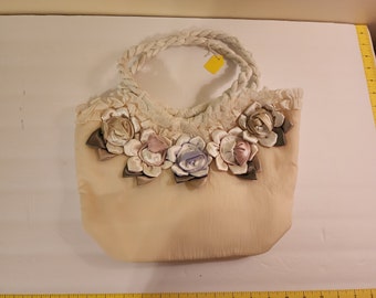 White Silk Purse/Handbag