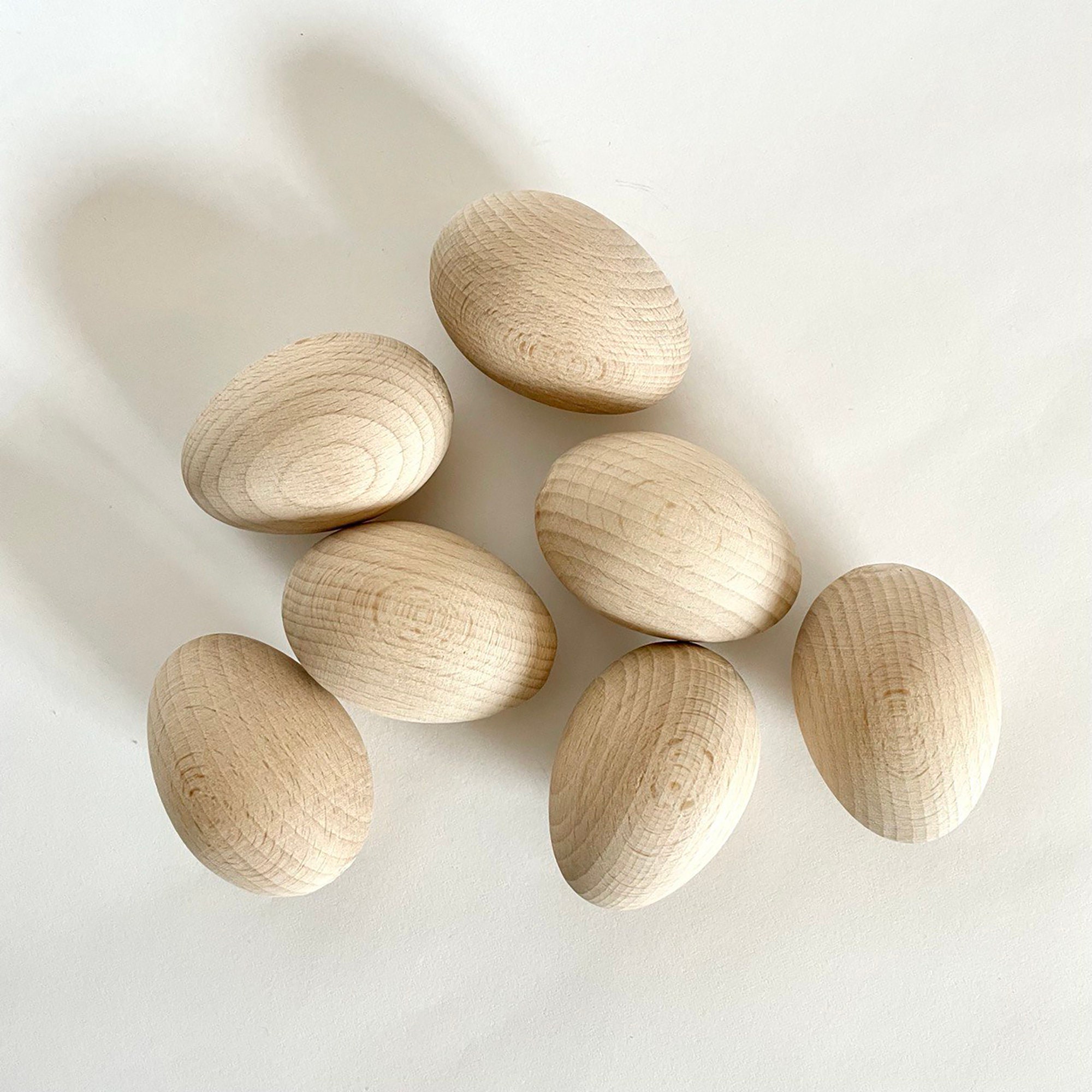 Hollow Wooden Easter Eggs, Fillable Wood Eggs, Easter Basket