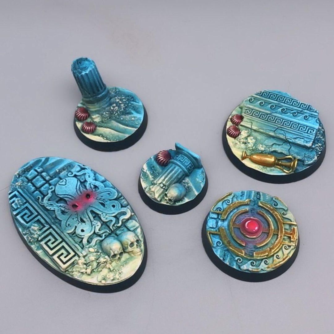 Atlantis Bases for Fantasy Wargames T9A - Etsy