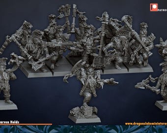Seekers Resin Fantasy Tabletop, Unpainted| DragonsLake Miniatures