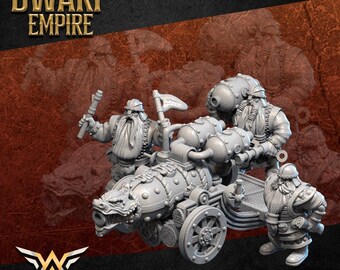 Fire Cannon Resin Fantasy Tabletop, Unpainted| WHITE ANGEL MINIATURES