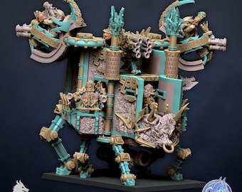 Infernal Bastion Resin Fantasy Tabletop, Unpainted| DragonsLake Miniatures