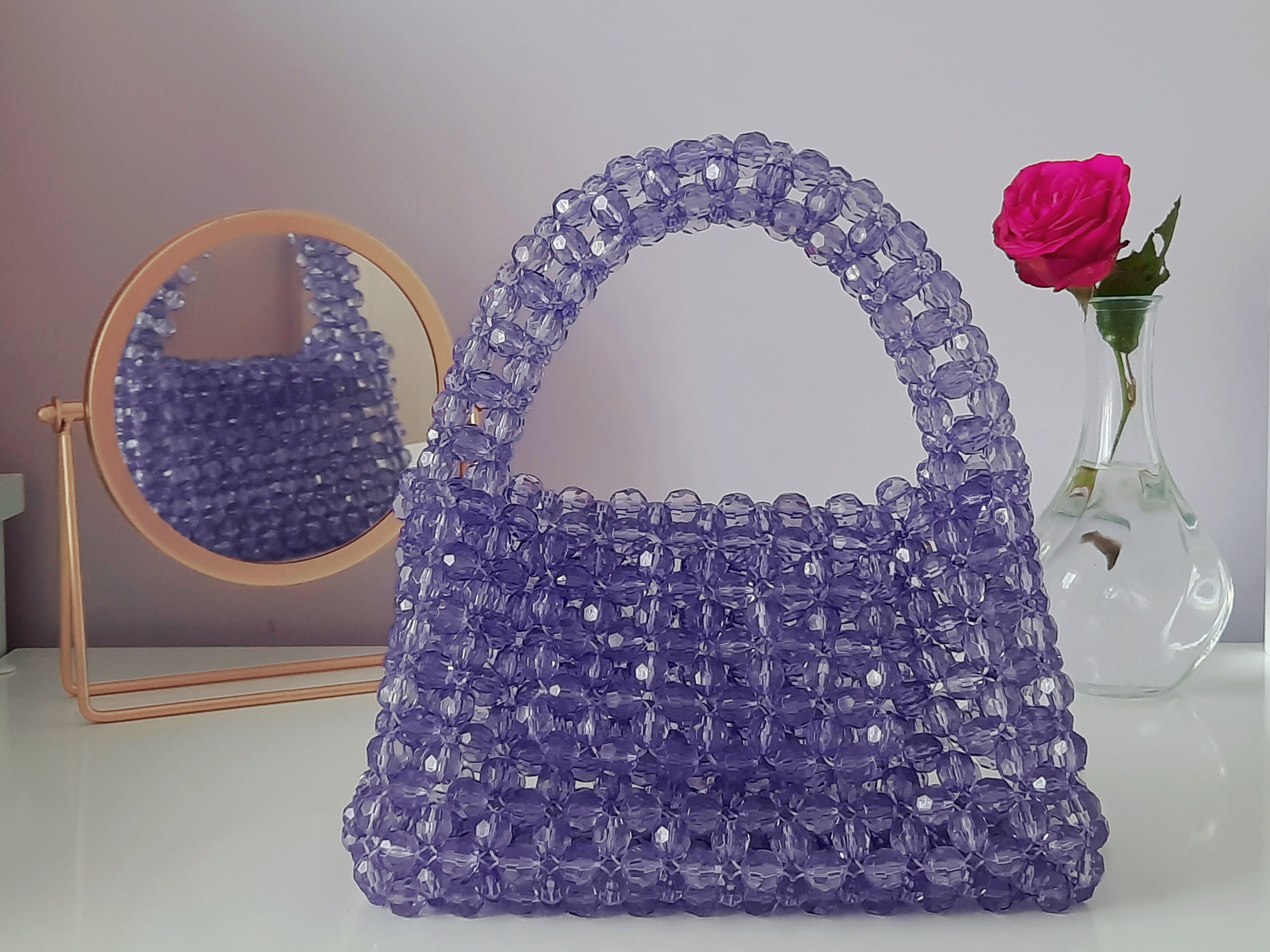 Cariedo Acrylic Handbag Luxury Transparent Clear Clutch Bag for Women Evening Bag Handbag Purse