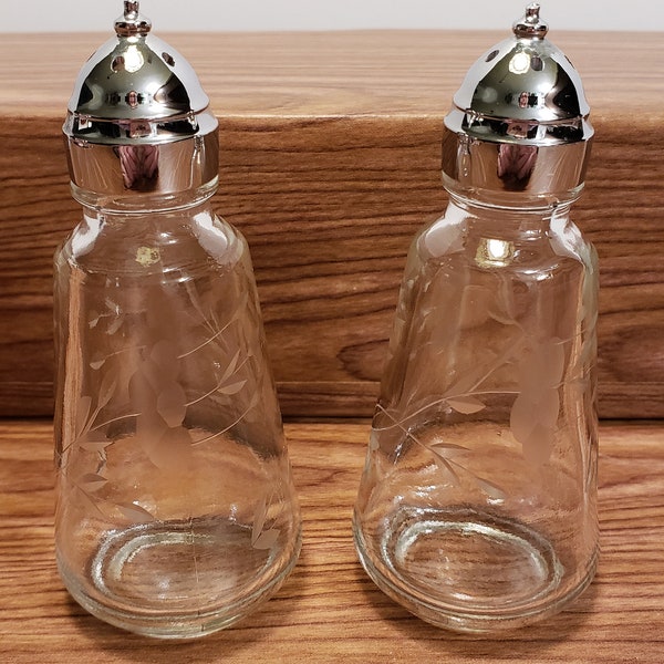 Princess House Salt and Pepper Shakers Etsy