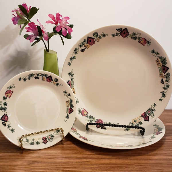 Home and Garden Dinner Plates Etsy