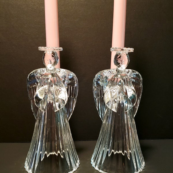 Crystal Angel Candle Holder