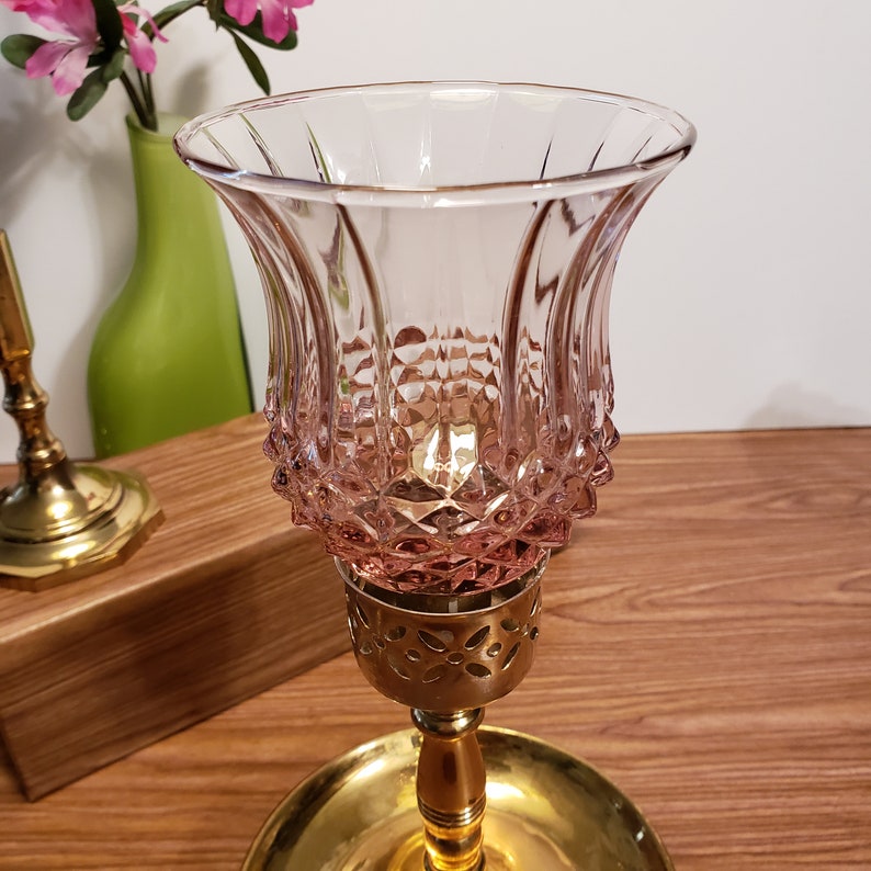 Various Vintage Glass Peg Votive Candle Holder Cups Etsy