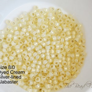 8-647, Miyuki 22g Silver Lined Aqua Alabaster 8-647, Miyuki 22g Silver Lined Aqua Alabaster